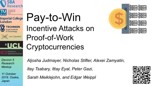 Pay-To-Win: Incentive Attacks on PoW Cryptocurrencies preview